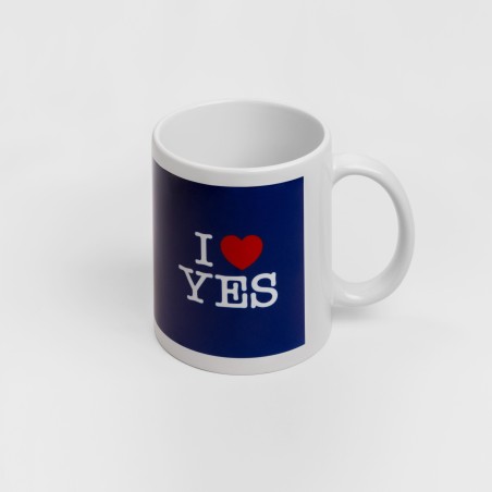 Tazza I Love Yes blu