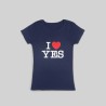 T-shirt I Love Yes donna