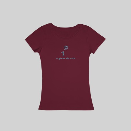 T-shirt Un giorno alla volta donna