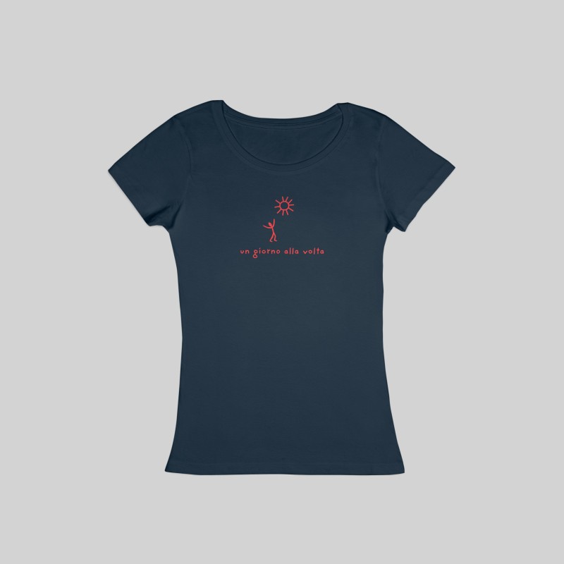 T-shirt Un giorno alla volta donna