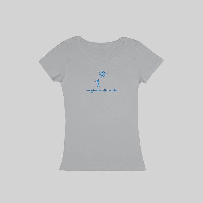 T-shirt Un giorno alla volta donna