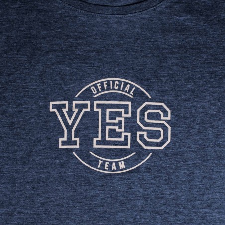 T-shirt Official Yes Team donna blu