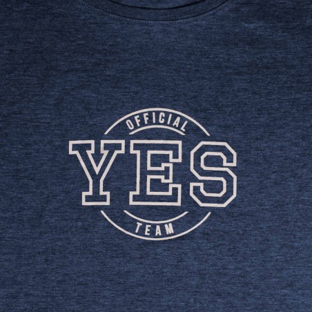 T-shirt Official Yes Team uomo blu