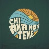 T-shirt Chi ama non teme anniversario donna Verde foresta