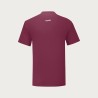 T-shirt Chi ama non teme anniversario uomo Bordeaux